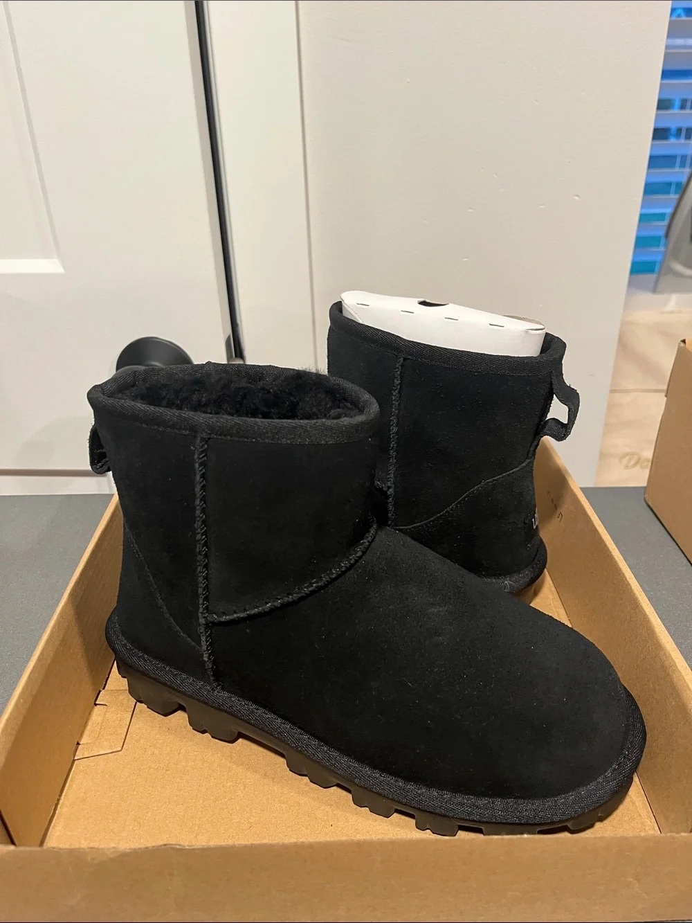 Classic Black UGG Essential Mini Boots
